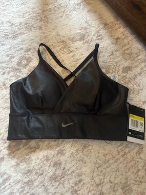 Nike Black Crossback Sports Bralette